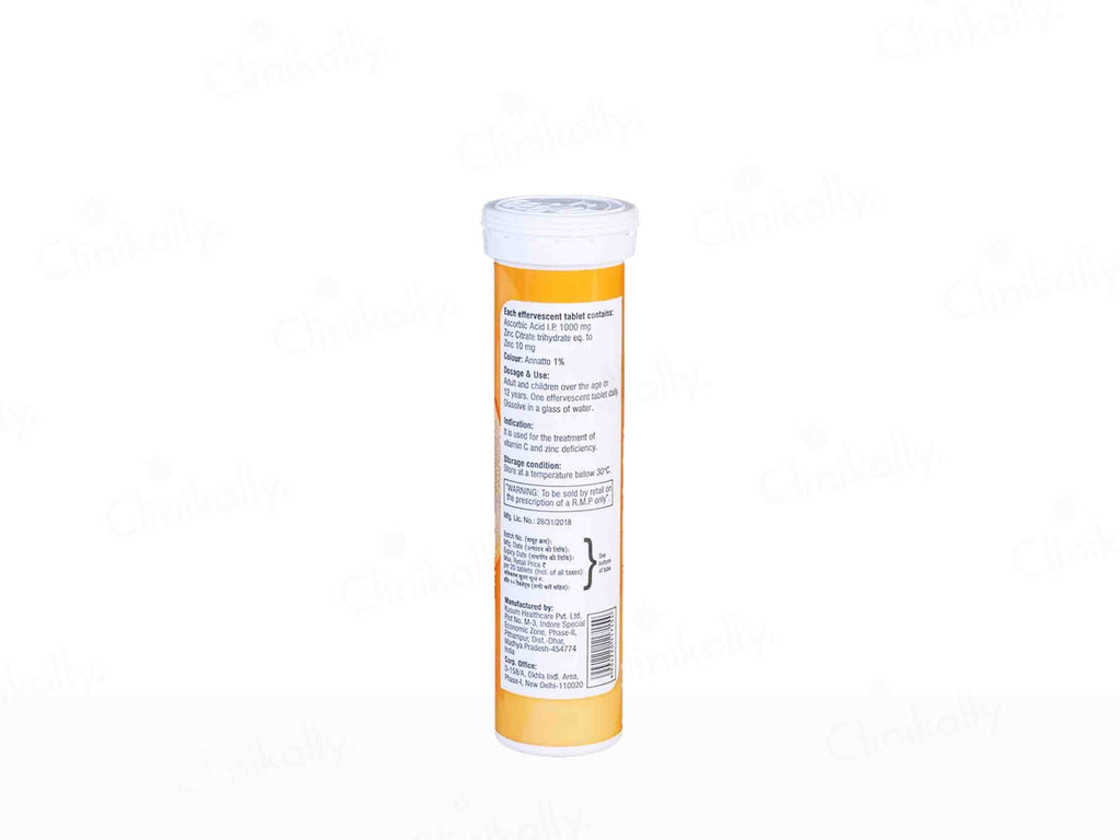 Lussi Effervescent Tablet - Zingy Citrus Flavour