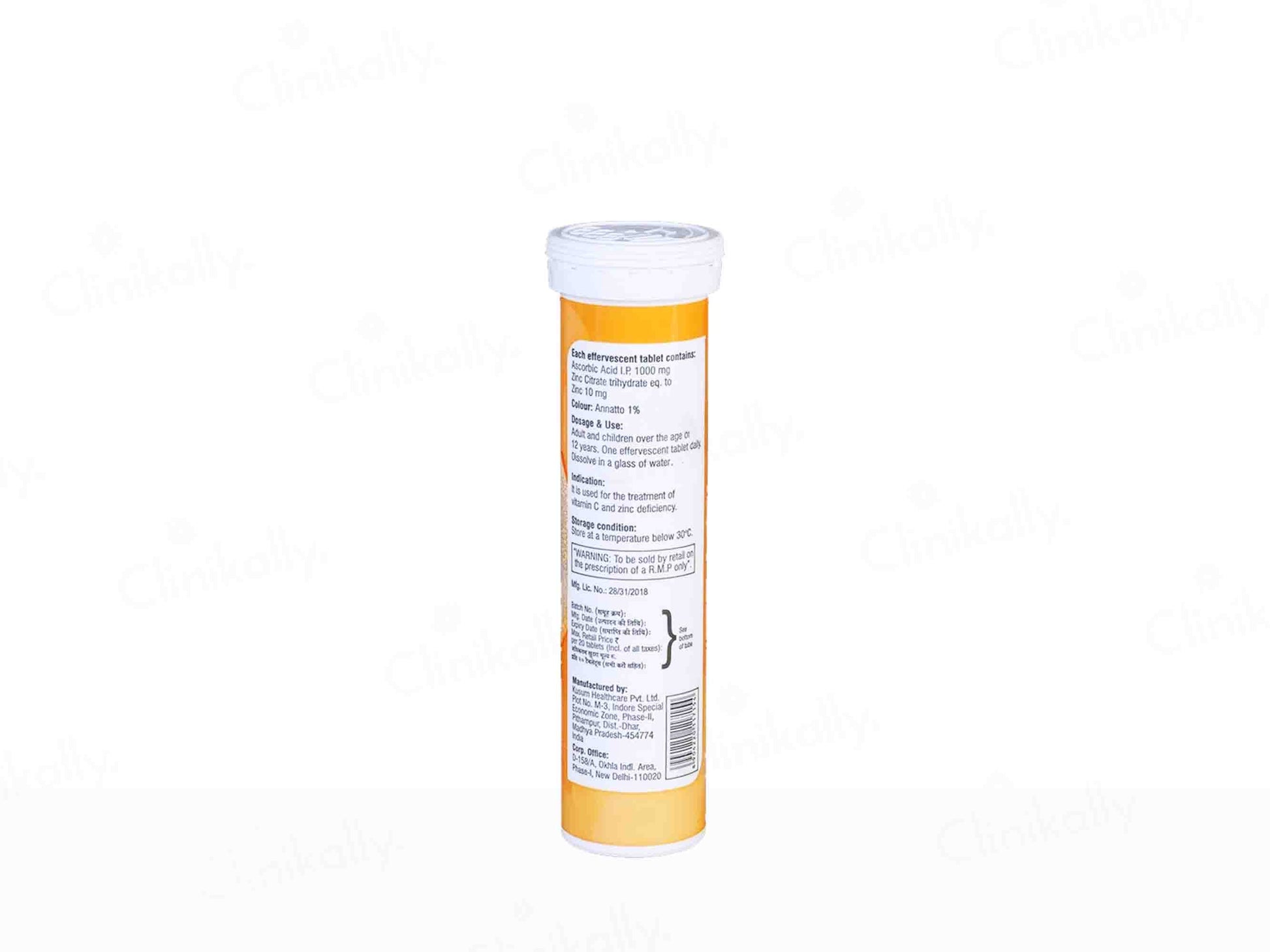 Lussi Effervescent Tablet - Zingy Citrus Flavour
