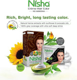 Nisha Creme Hair Color Natural Black