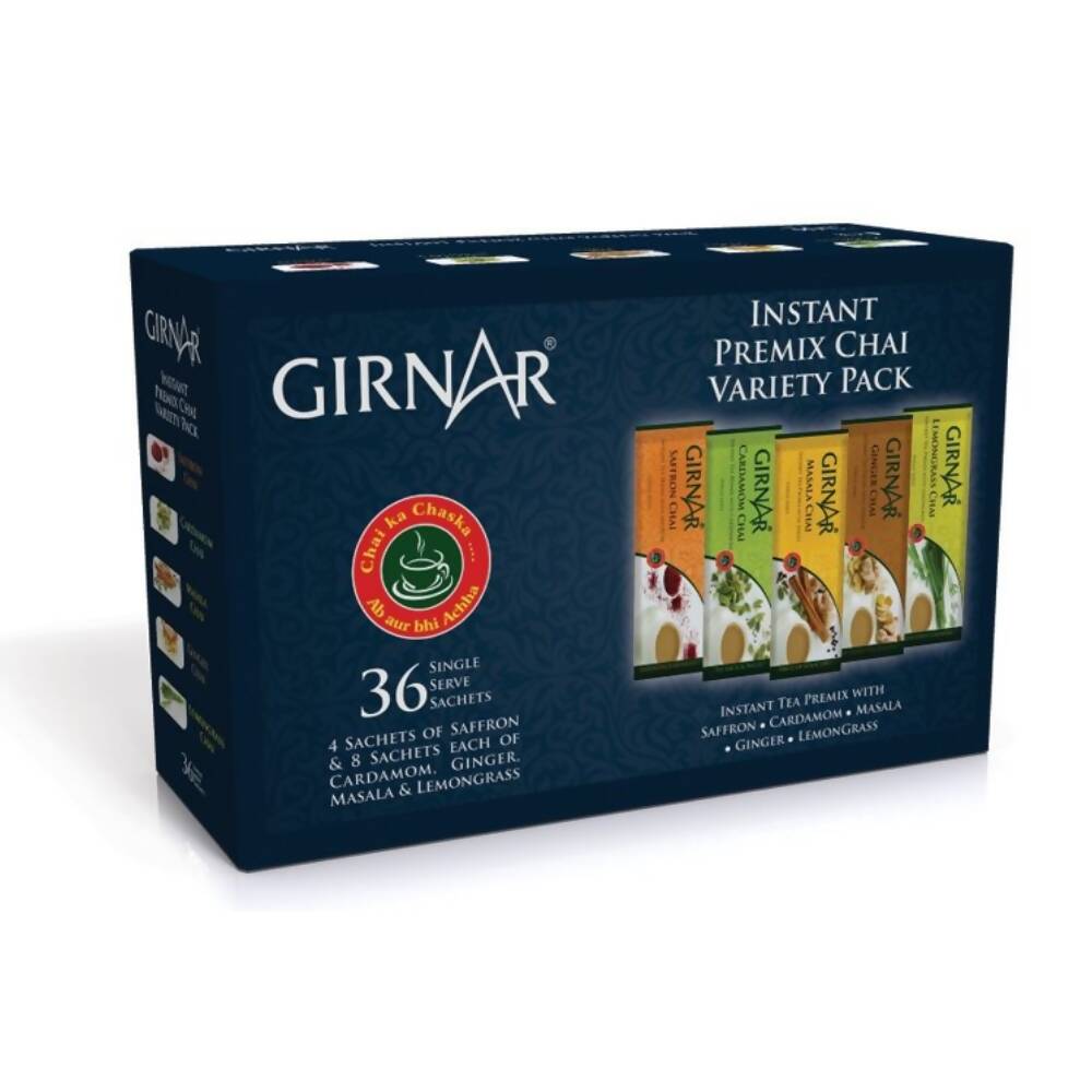 Girnar Instant Premix Chai - Variety Pack