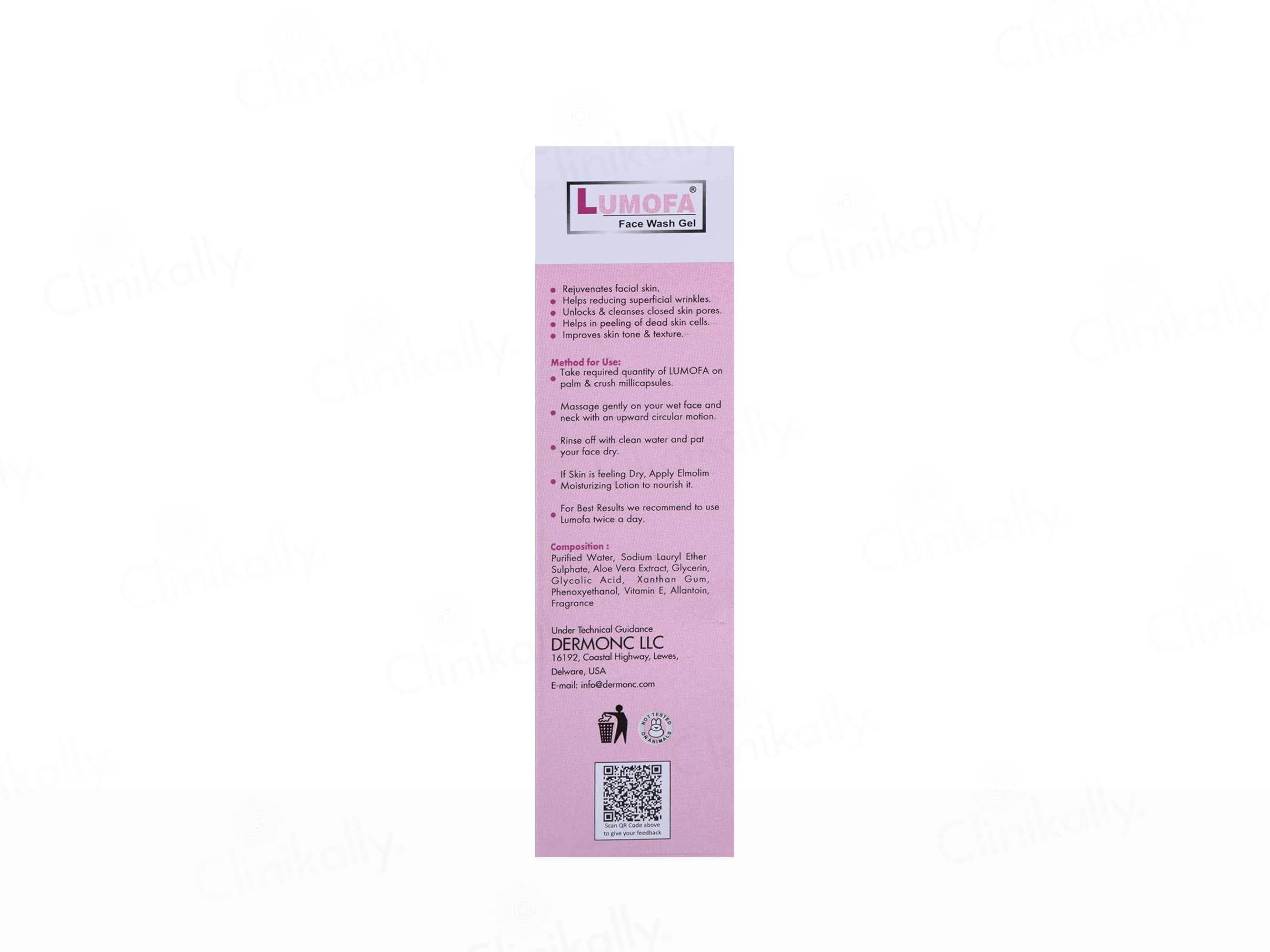 Lumofa Rejuvenating Face Wash Gel