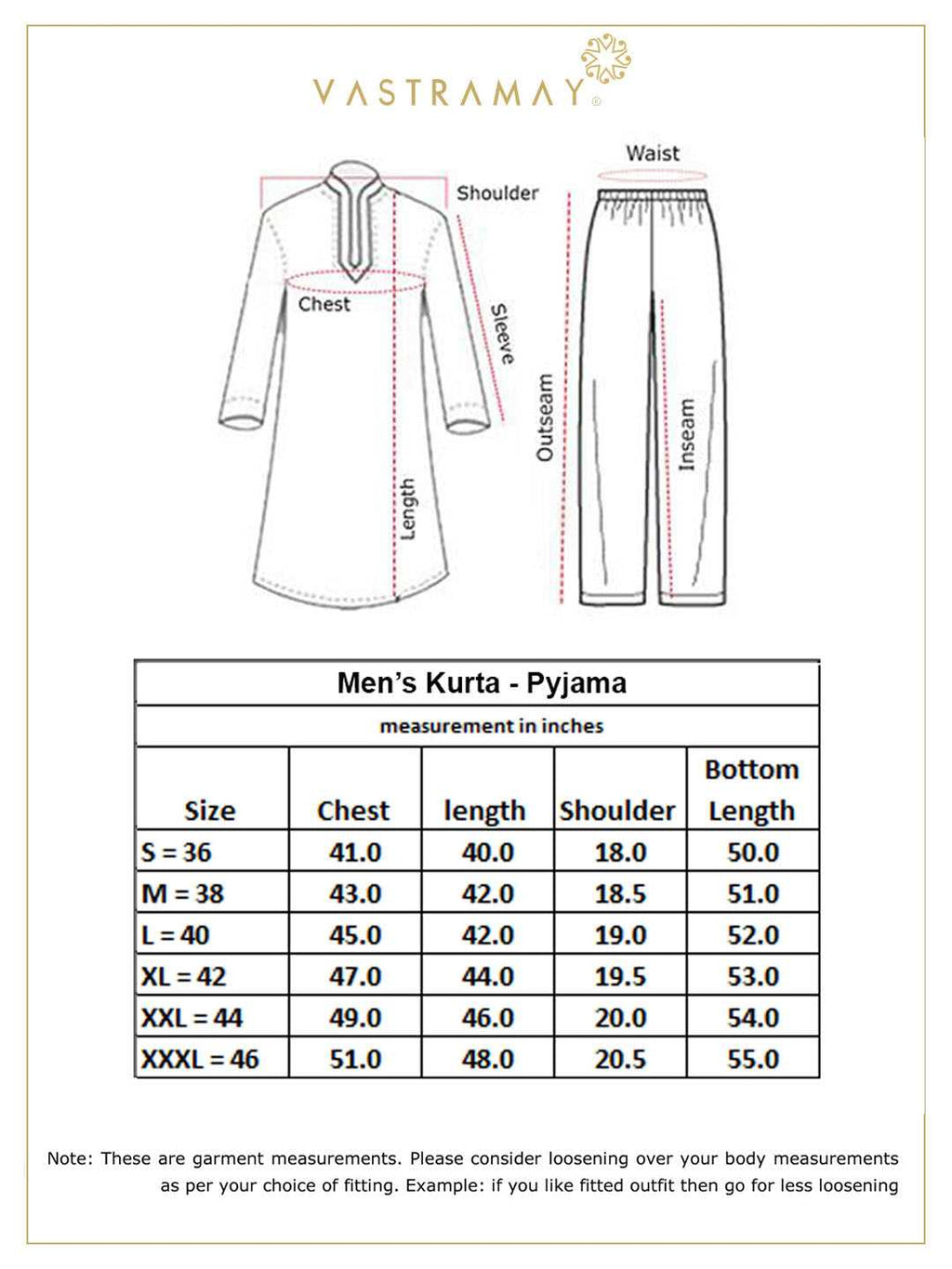 VM BY VASTRAMAY Men's Cream And White Cotton Blend Pathani Suit Set