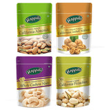 Happilo Premium Dry Fruit Combo (Almond, Cashews, Pistachios & Inshell Walnuts)