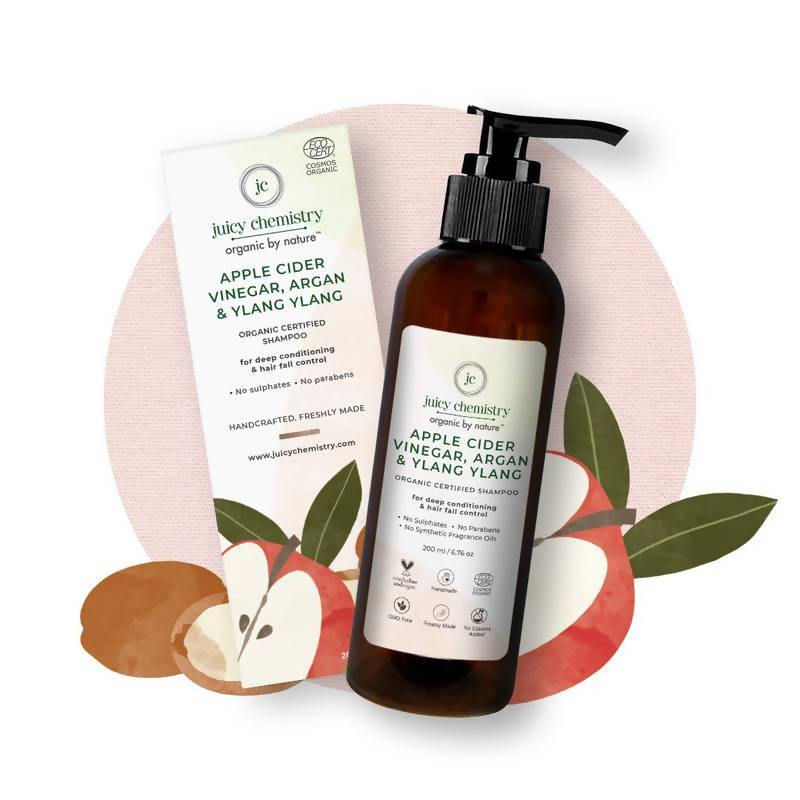Juicy Chemistry Apple Cider Vinegar, Argan & Ylang Ylang Shampoo