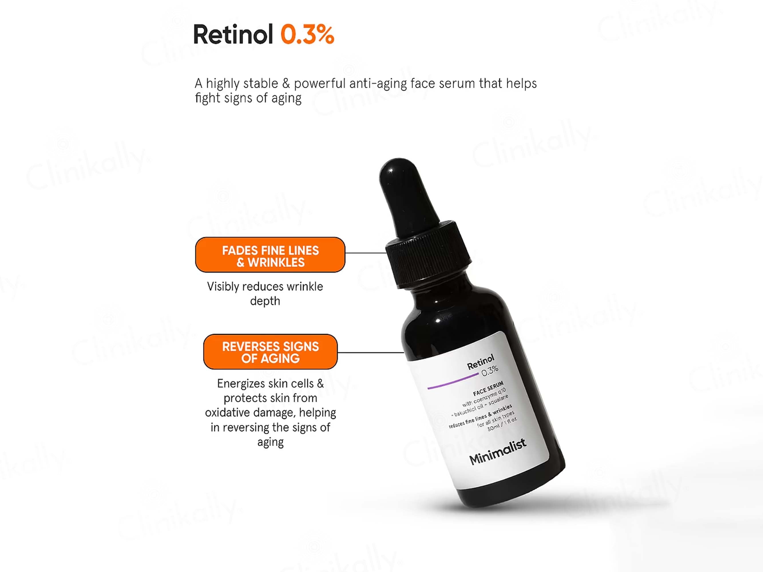 Minimalist 0.3% Retinol Face Serum
