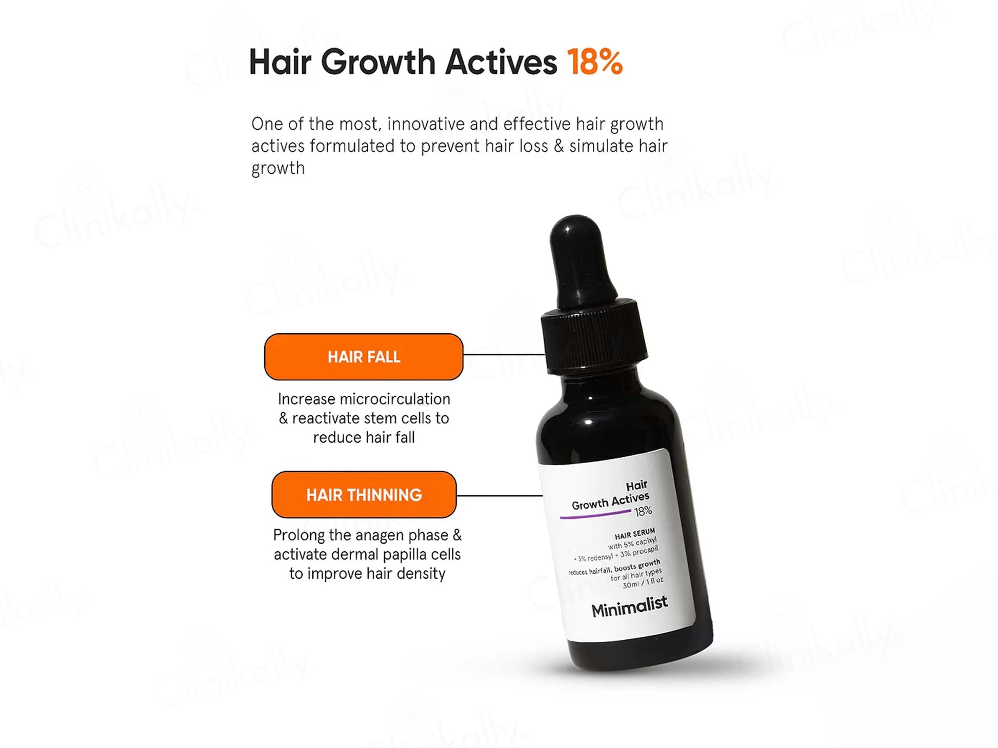 Minimalist 18% Hair Growth Actives Serum