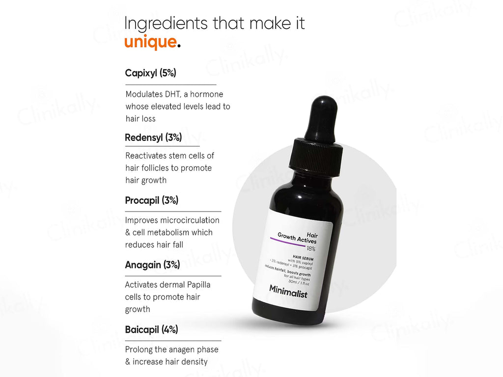 Minimalist 18% Hair Growth Actives Serum