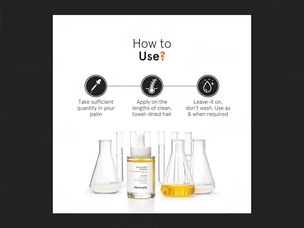 Minimalist Frizz Control Complex Hair Serum SPF 30