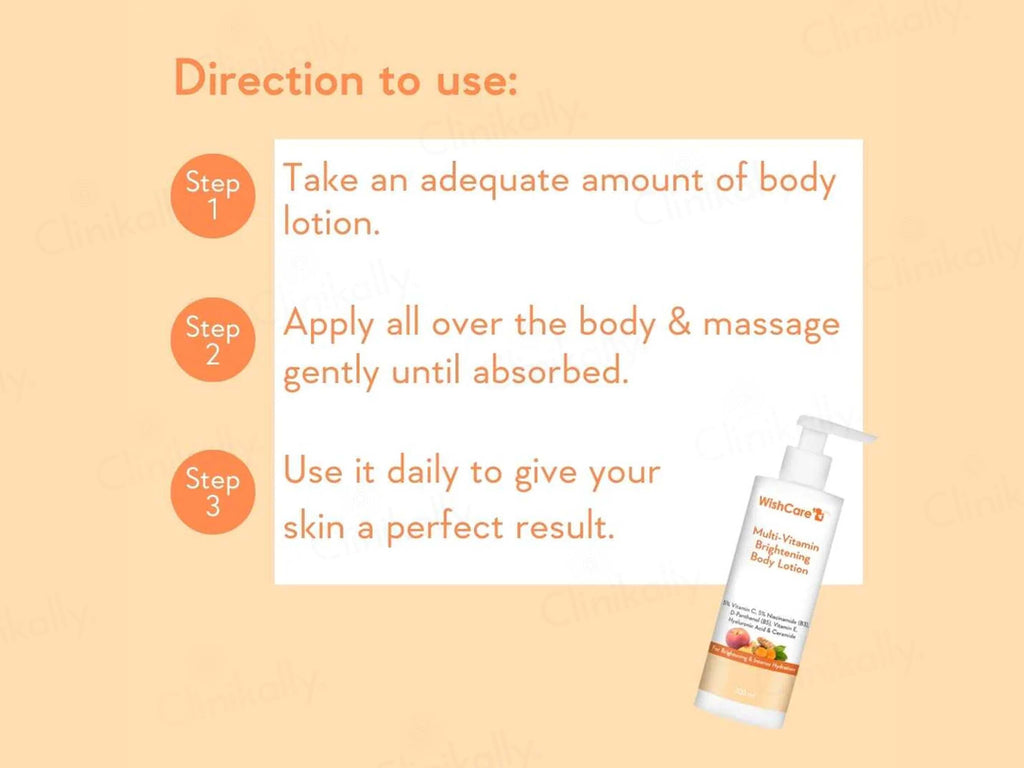 WishCare Multi-Vitamin Brightening Body Lotion