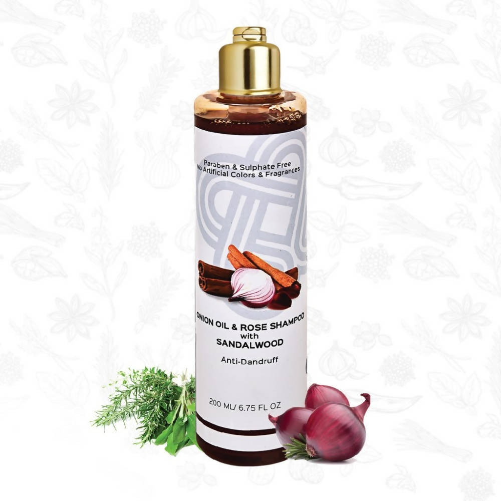 Teal and Terra Onion Oil & Rose Shampoo With Sandalwood