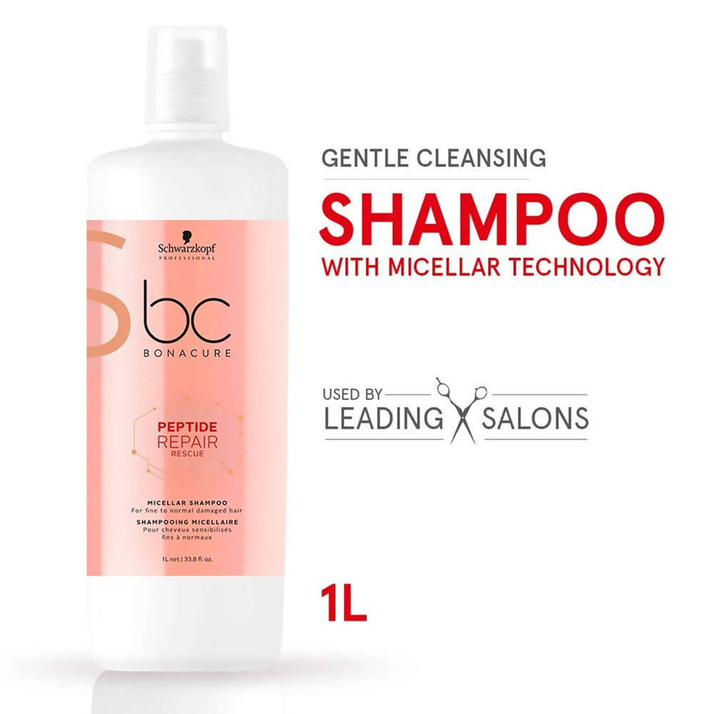 Schwarzkopf Professional BC Bonacure Peptide Repair Rescue Micellar Shampoo