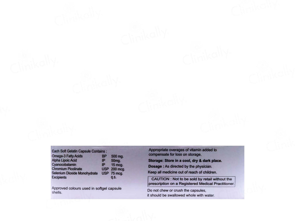 N3O Soft Gelatin Capsule