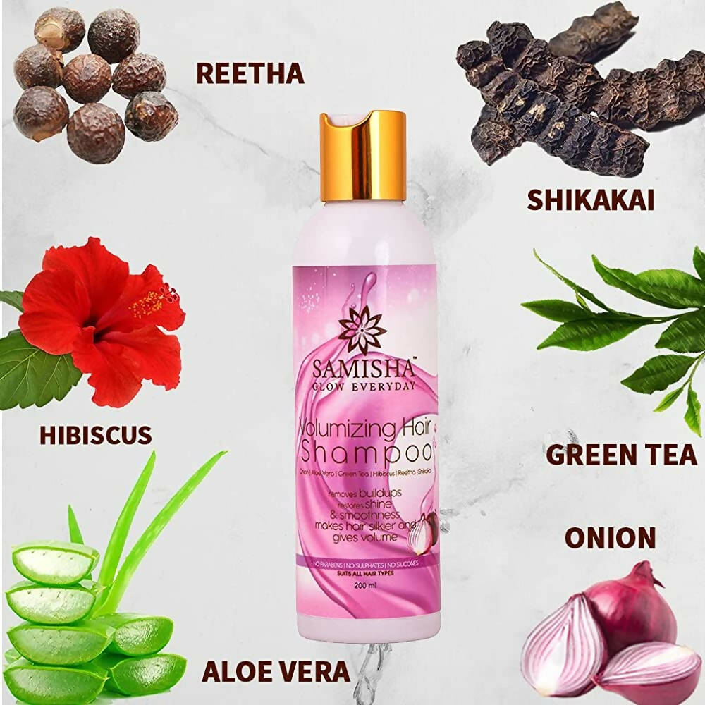 Samisha Organic Red Onion Volumizing Shampoo