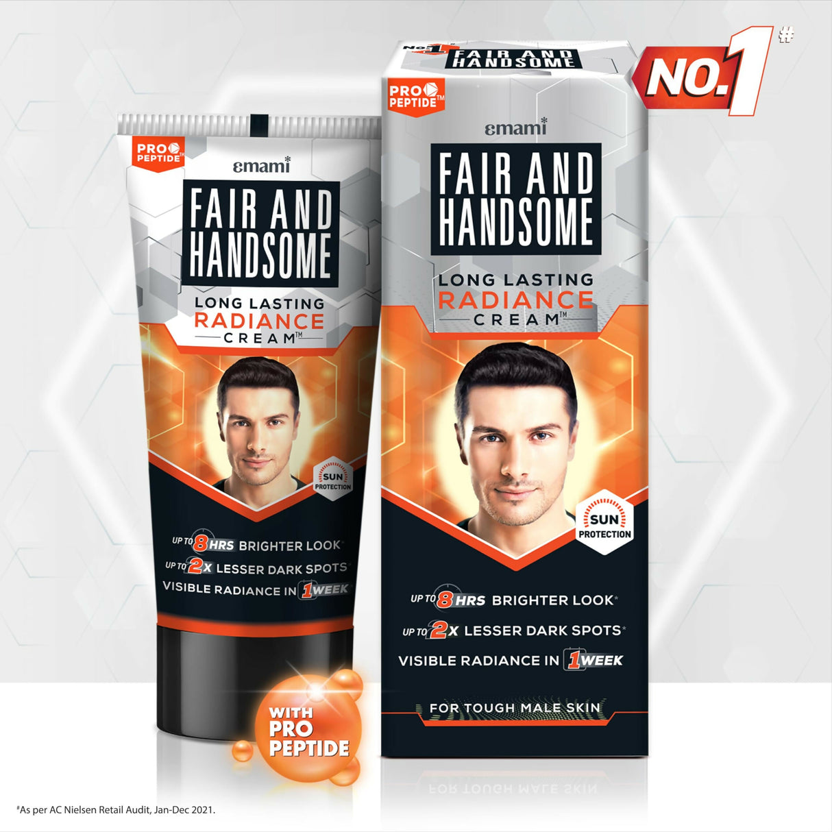 Fair and Handsome Long Lasting Radiance Cream Pro-Peptide