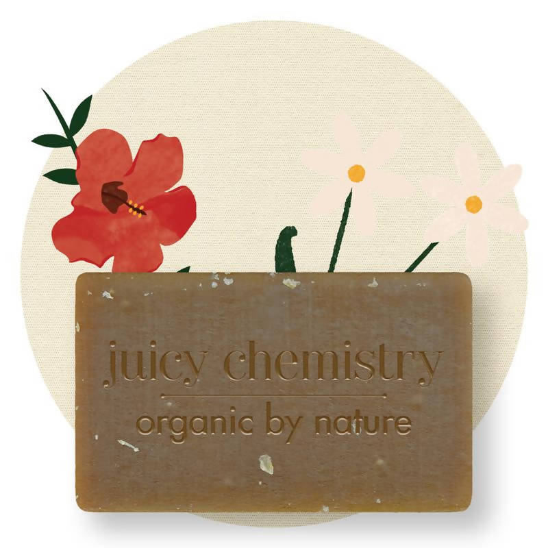Juicy Chemistry Hibiscus, Onion & Bhringaraj Shampoo bar