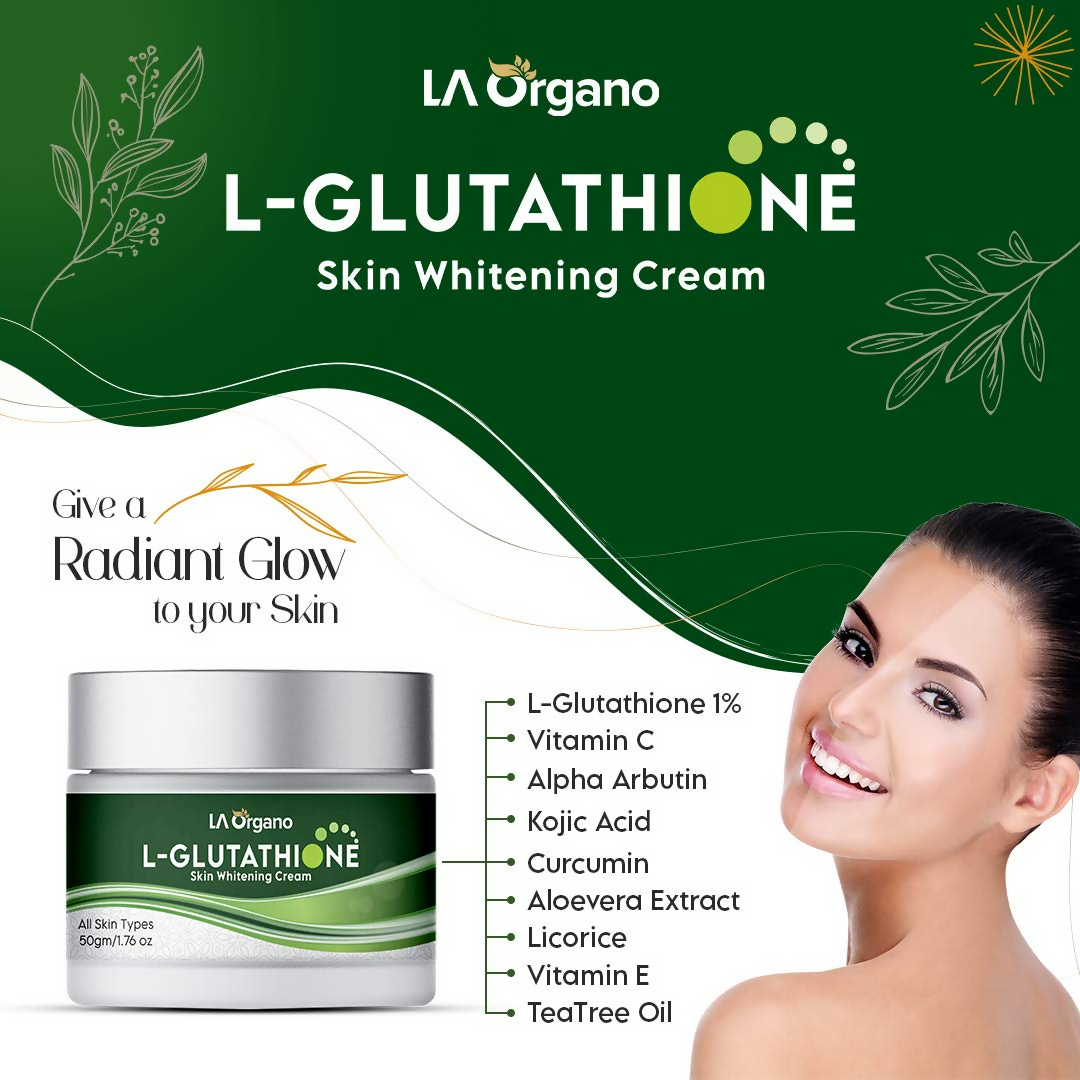 LA Organo L-Glutathione Cream For Skin Whitening