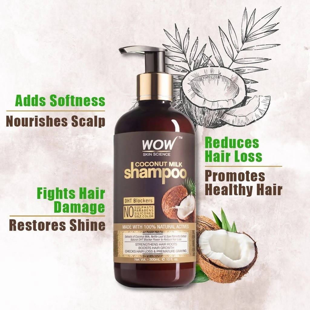 Wow Skin Science Coconut Milk Shampoo