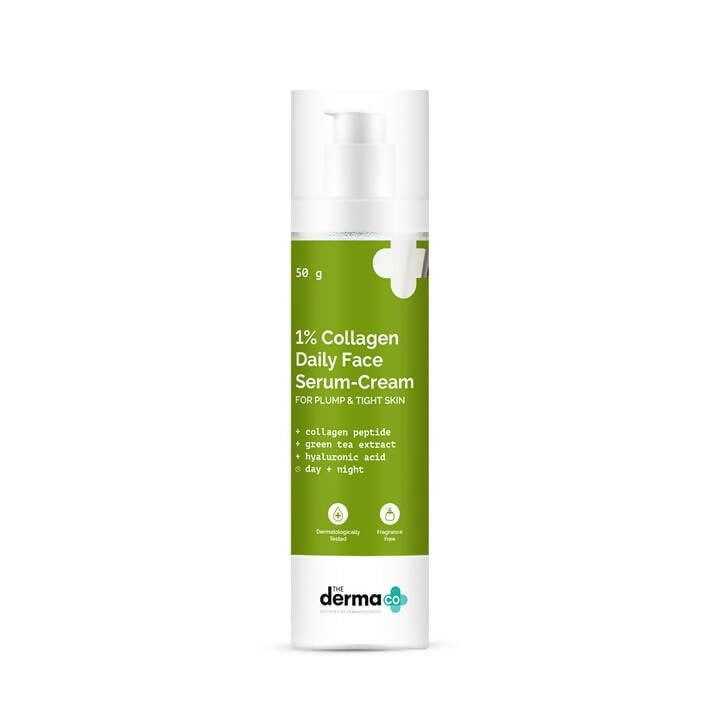 The Derma Co 1% Collagen Daily Face Serum-Cream