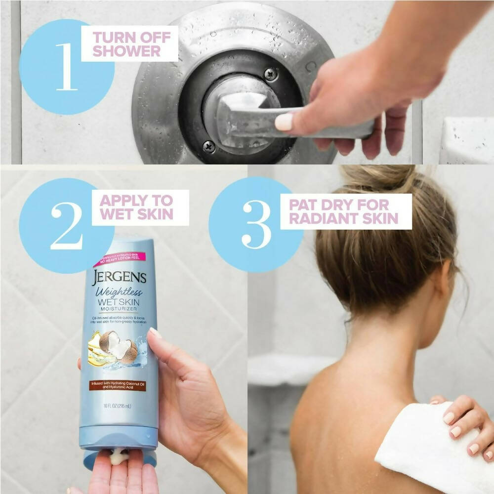 Jergens Wet Skin Body Moisturizer With Refreshing Coconut Oil