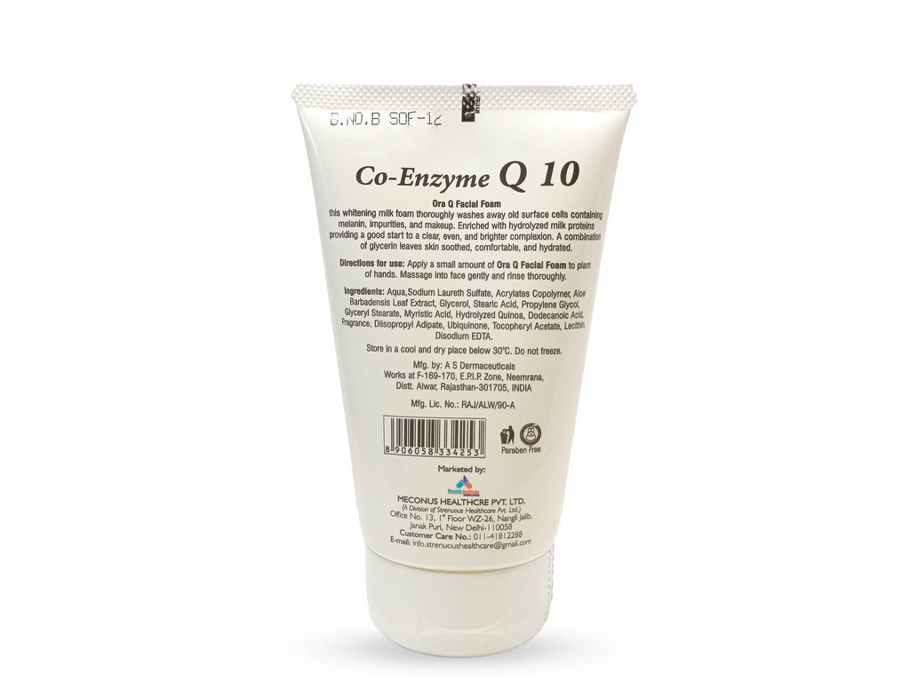 Ora Q Whitening Facial Foam