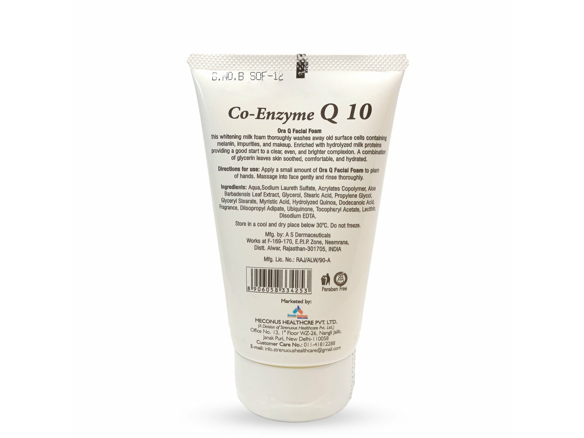 Ora Q Whitening Facial Foam