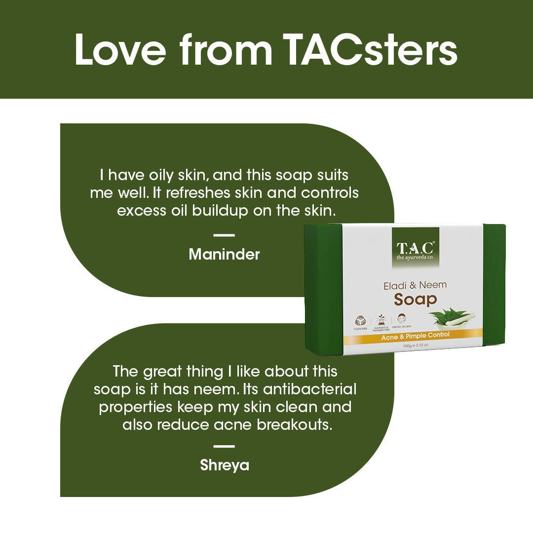 TAC - The Ayurveda Co. Eladi & Neem Soap