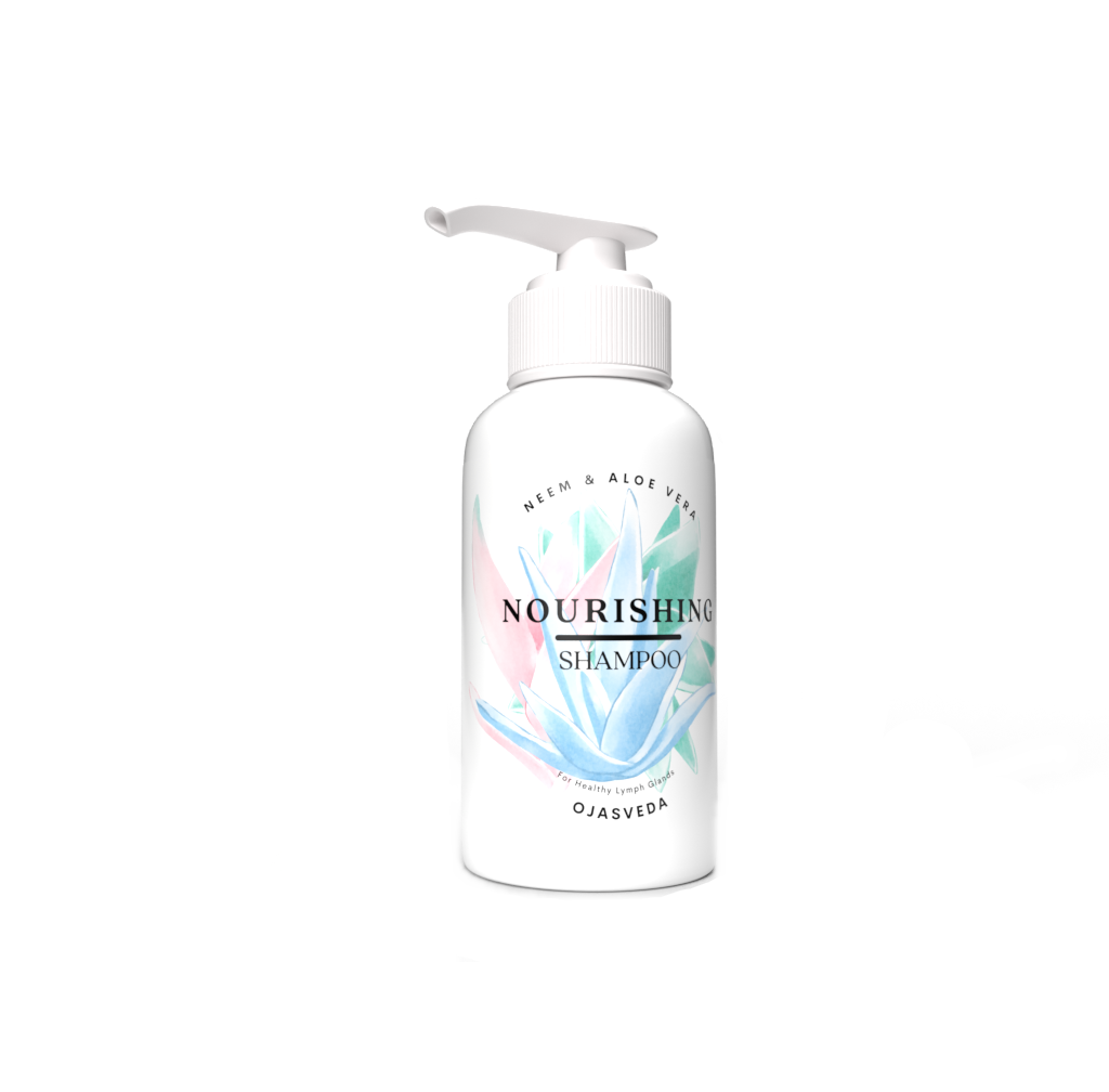 Ojasveda Neem & Aloe, Lymph Gland Rejuvenation Shampoo
