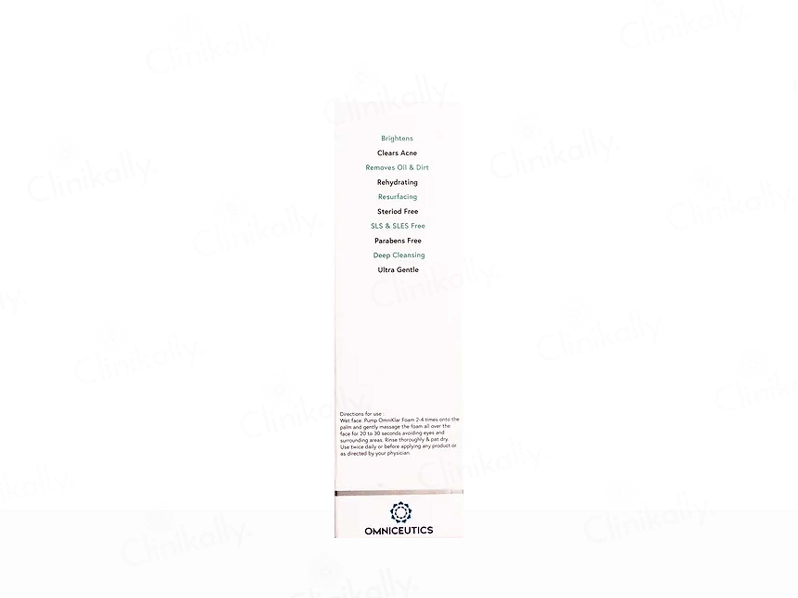 Omniklar Ultra Gentle Foaming & Exfoliating Cleanser