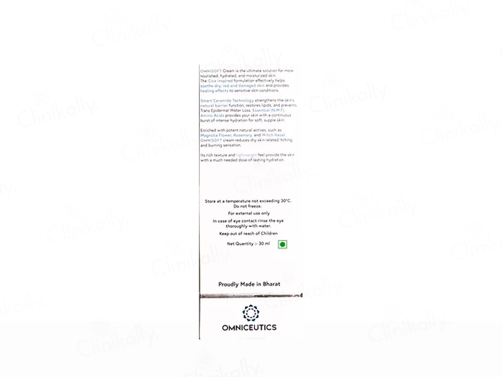 Omnisoft Soothing & Repairing Ultra Soft Facial Moisturizing Cream