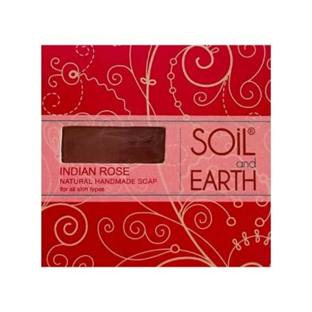 Soil And Earth Indian Rose Natural Handmade Soap