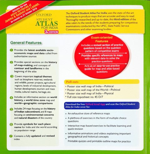 Oxford Student Atlas for Competitive Exams 3rd Edition
