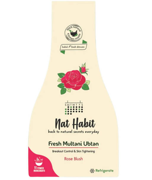Nat Habit Rose Blush Fresh Multani Ubtan