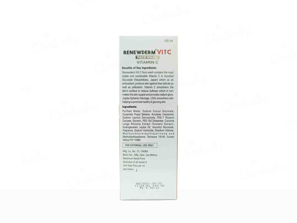 Palsons Renewderm Vit C Face Wash