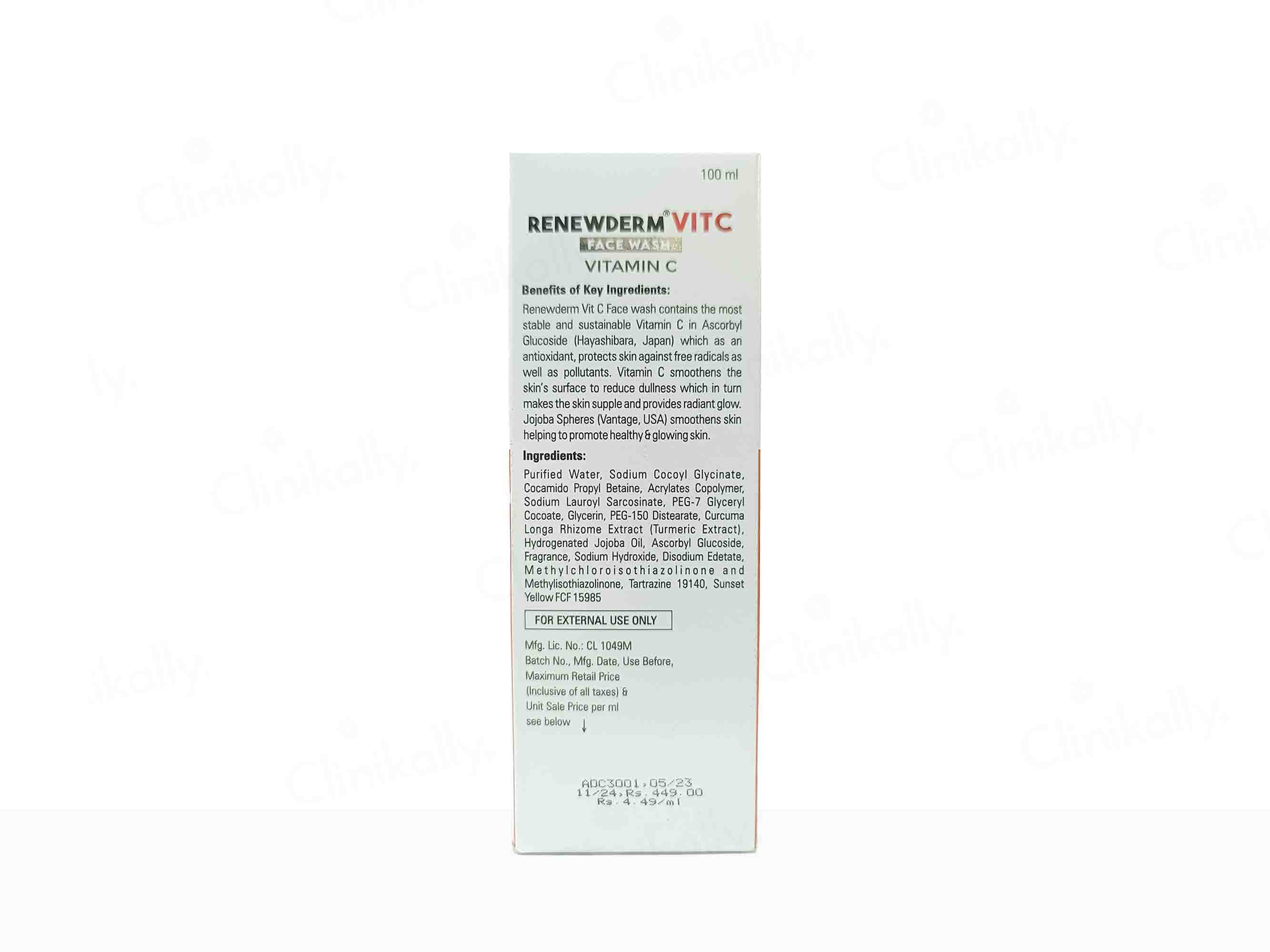 Palsons Renewderm Vit C Face Wash