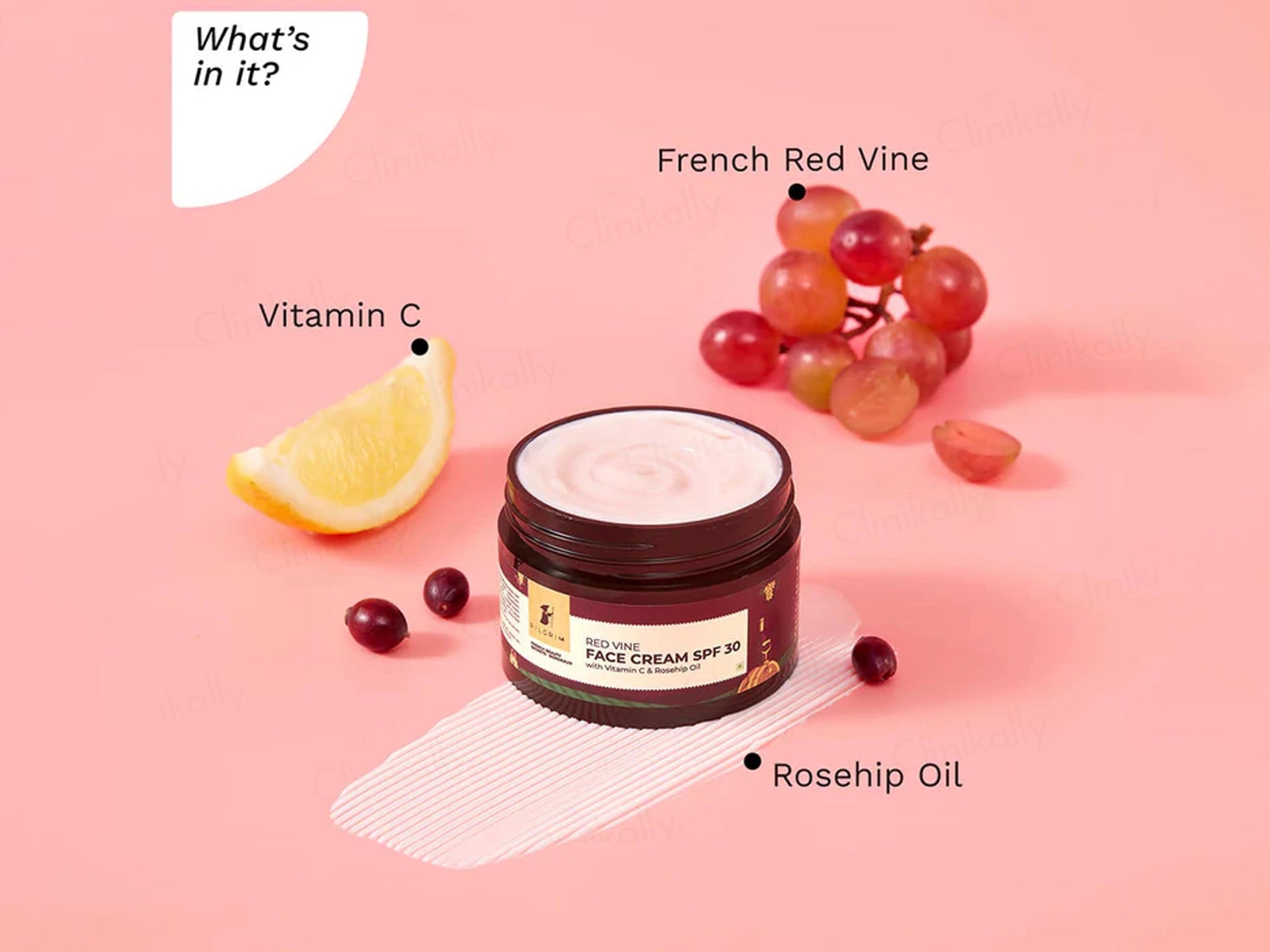Pilgrim Red Vine Face Cream SPF 30