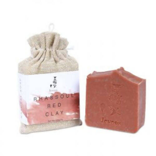 Jeveos Natural Handmade Rhassoul Red Clay Soap