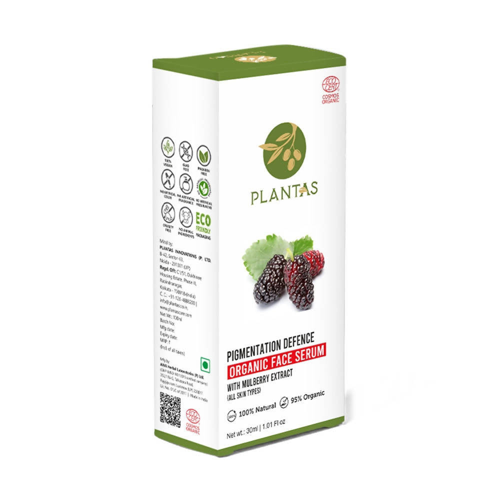 Plantas Pigmentation Defence Organic Face Serum
