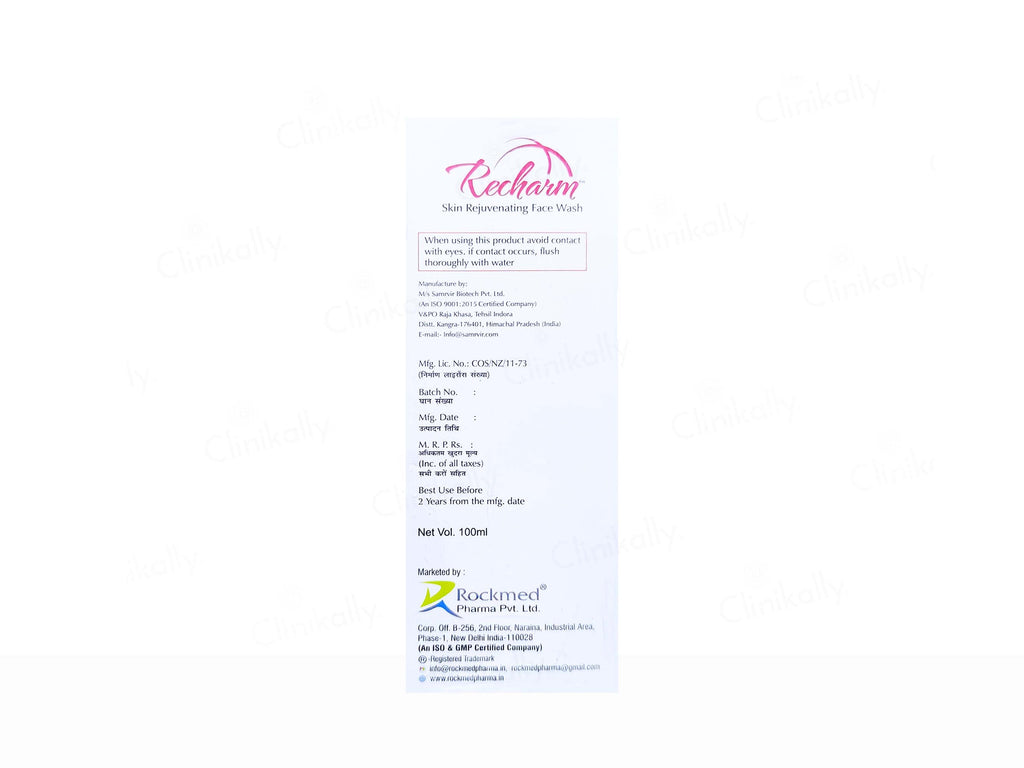 Recharm Skin Rejuvenating Face Wash