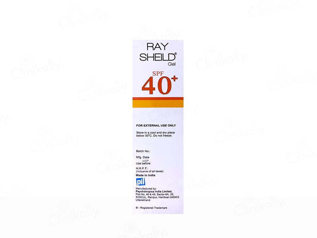 Ray Sheild Sunscreen Gel SPF 40+ PA++++
