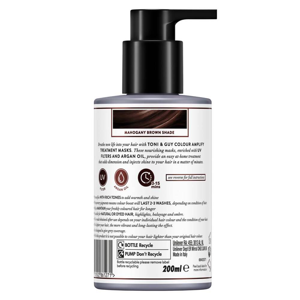 Toni&Guy Colour Amplify Hair Mask - Mahogany Brown