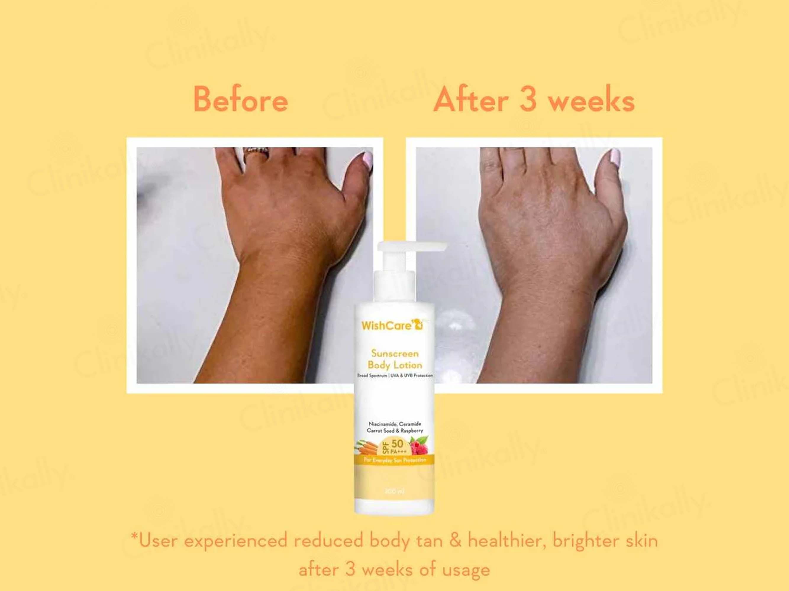 WishCare Sunscreen Body Lotion SPF 50 PA+++