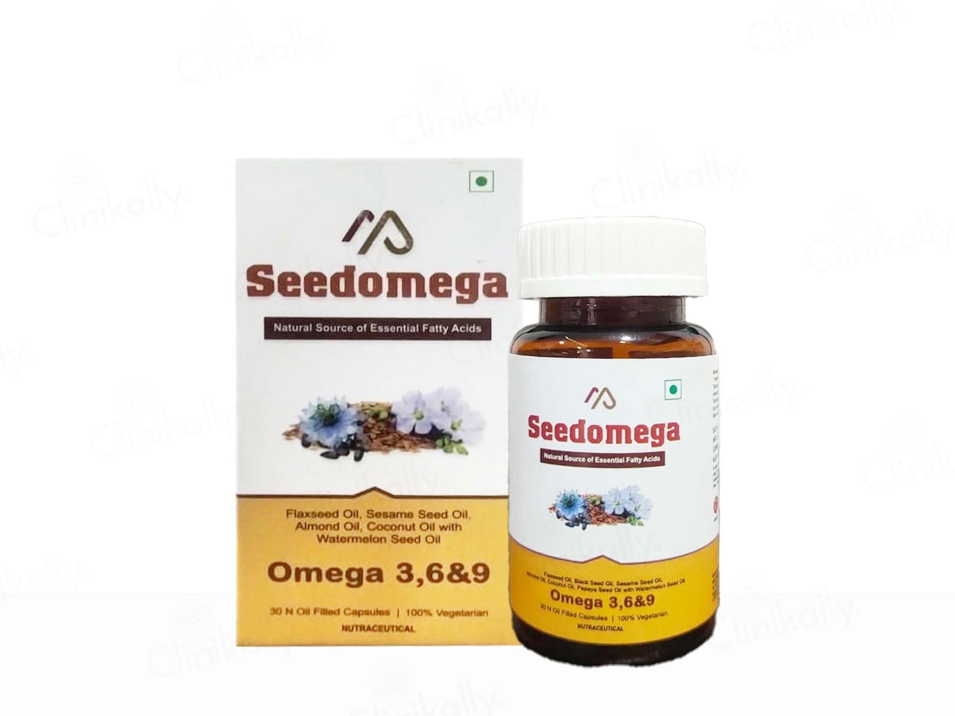 Seedomega Oil Filled Vegetarian Capsule