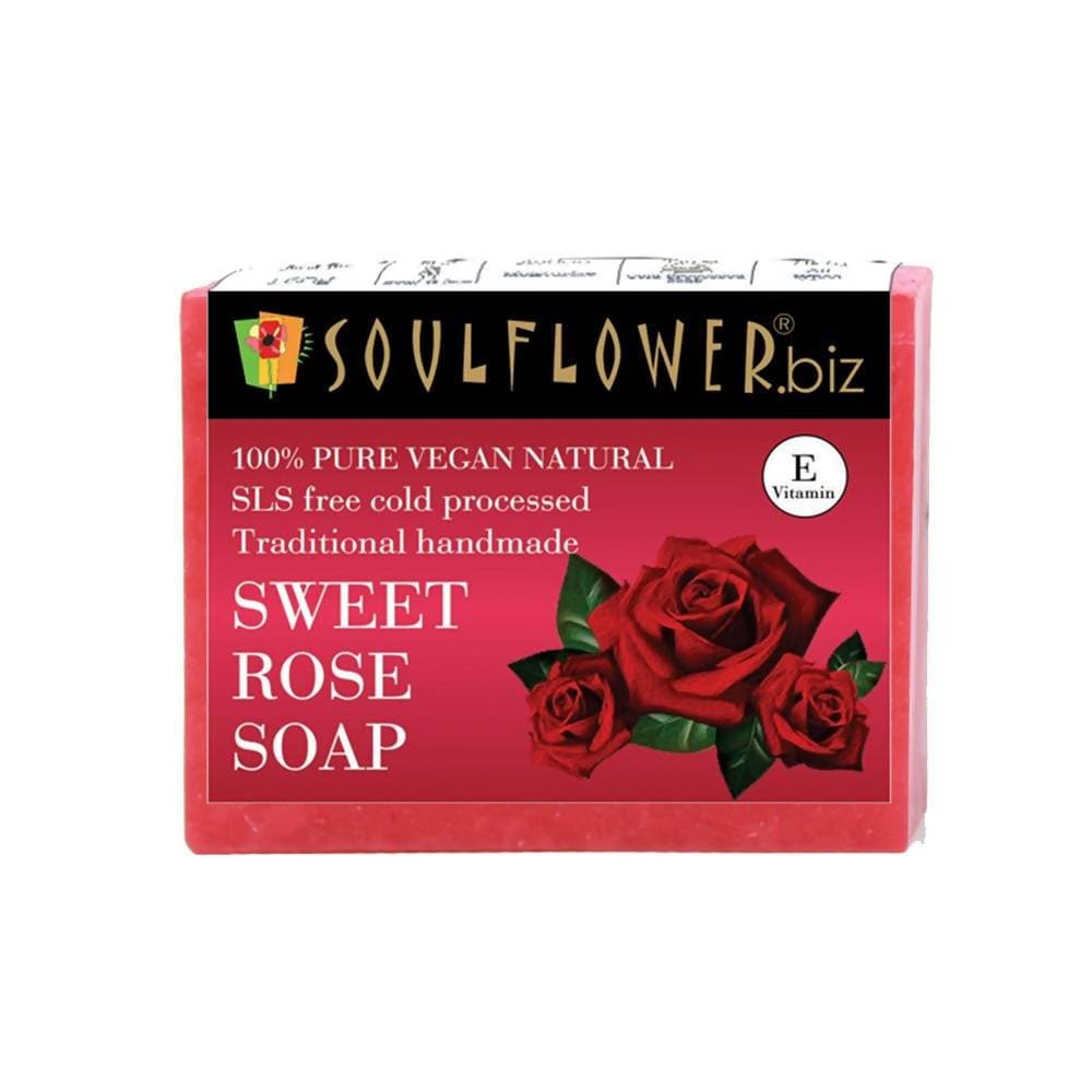 Soulflower Sweet Rose Handmade Soap