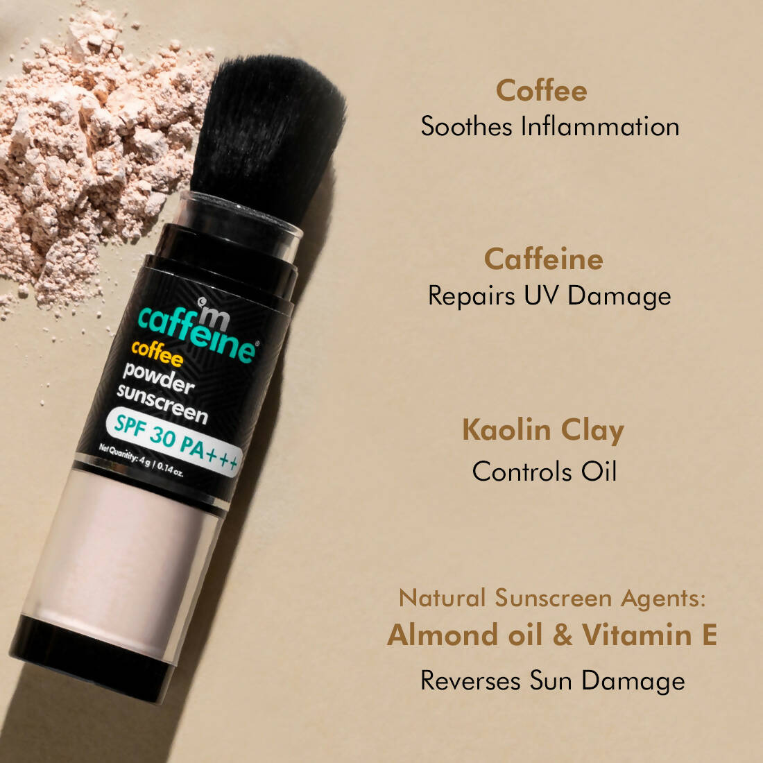 mCaffeine Coffee Powder Sunscreen SPF 30 PA+++