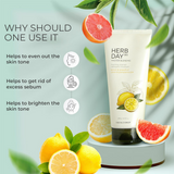 The Face Shop Herb Day 365 Master Blending Foaming Cleanser- Lemon & Grapefruit - Korean Skincare