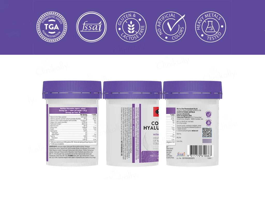 Swisse Beauty Collagen + Hyaluronic Acid Tablet