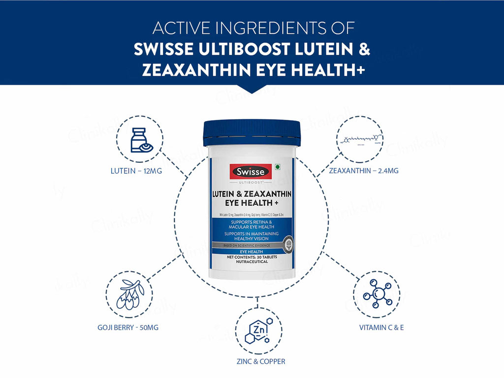 Swisse Ultiboost Lutein & Zeaxanthin Eye Health+ Tablet