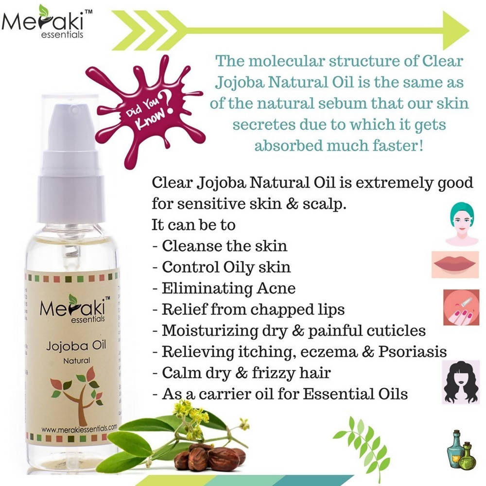 Meraki Essentials Clear Jojoba Oil