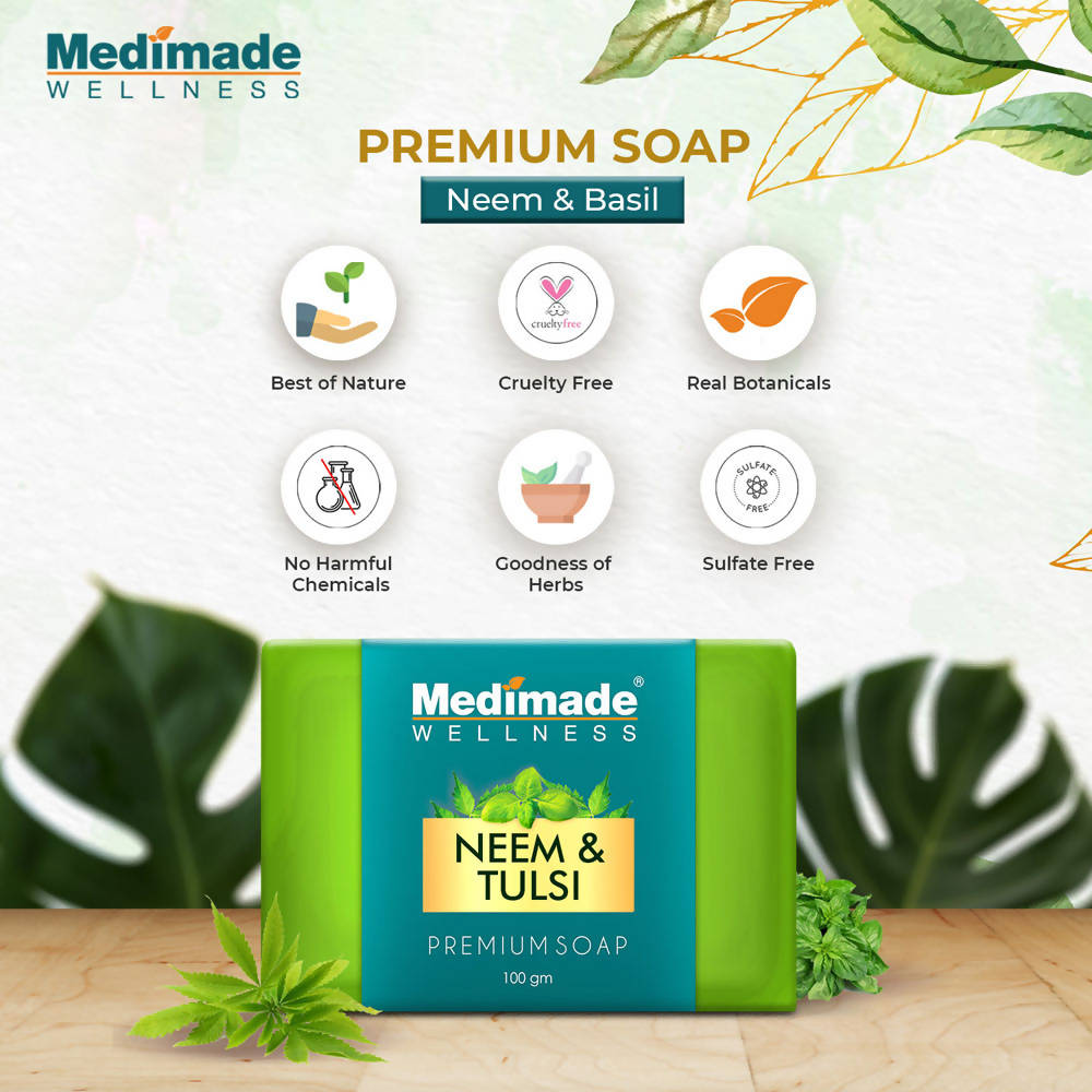 Medimade Wellness Neem & Tulsi Premium Soap