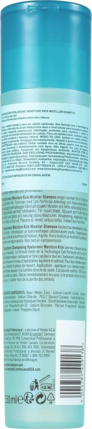 Schwarzkopf Professional BC Bonacure Hyaluronic Moisture Kick Micellar Shampoo
